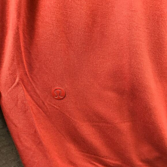 Lululemon Women Modal Pleated Shoulder Tank Top Red Rock Rust Orange Relaxed - Picture 4 of 7